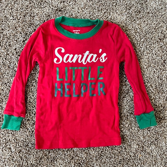 Carter's + 9-Piece Christmas/Holiday Pajama and Clothing Bundle, Size 18 Months - Picture 13 of 16